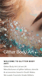 Mobile Screenshot of glitterbodyart.co.uk